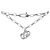 Gucci Pulsera entrelazada de plata - vista 3