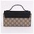 Padlock Gucci Mini mala de mão com cadeado GG e ferragens douradas - vista 6