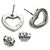 Tiffany & Co Open Heart Ohrringe aus Silber - Ansicht 4