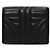 Cartera Prada Diagram de cuero negro - vista 3