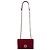 Gucci Borsa Crossbody in pelle Interlocking con patta e catena Rossa - vista 4