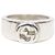 Gucci Interlocking Silver Ring