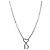 Dior Collana Heart Cubic Silver