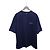 Balenciaga Blaues T-Shirt mit BB Lettering Sticklogo