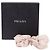 Prada Fascia per capelli intrecciata in nylon Rosa