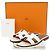 Hermès Sandali Oran in pelle di vitello White