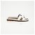 Hermès Sandali Oran in pelle di vitello White - vista 3