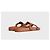 Céline Ciabatte Triomphe Beige in pelle di vitello conciata - vista 4