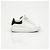 Alexander Mcqueen Sneakers Oversole White Black Tab - vista 3