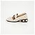 Gucci Mid Heel Leder-Loafer Ivory - Ansicht 7