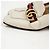 Gucci Mid Heel Leder-Loafer Ivory - Ansicht 8