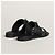 Hermès Sandali Ciabatte Kelly Buckle Noir - vista 5