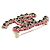 Chanel Spilla CC in vitello e metallo Oro Nero Rosa - vista 3