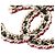 Chanel Spilla CC in vitello e metallo Oro Nero Rosa - vista 5