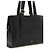 Jil Sander Borsa Tote in pelle di vitello nera - vista 3