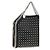 Stella Mc Cartney Borsa in poliestere nera - vista 3