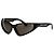 Balenciaga Gafas de sol de nailon negro - vista 3