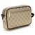 Gucci Borsa a tracolla in tessuto beige - vista 3