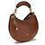 Chloé Borsa a tracolla Bos Taurus in pelle di vitello marrone - vista 2