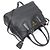Prada Black Vitello Phoenix Lettering Logo - vista 4