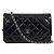 Chanel Borsa a tracolla con catena Classic WOC Nero Argento