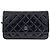Chanel Borsa a tracolla con catena Classic WOC Nero Argento - vista 4