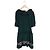 Fendi Rüschenkleid aus Seide Grün