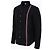 Thom Browne Giacca Camicia in Cotone Maglia a Righe Navy - vista 3