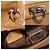 Salvatore Ferragamo Brown Calfskin Gancini Sofia Large - vista 7
