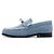 Hermès Mocasines para mujer Blue Denim Kelly Buckle