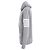 Thom Browne Felpa con cappuccio e zip a righe diagonali classiche - vista 4