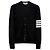 Thom Browne Diagonal Armband Milano Cardigan Schwarz - Ansicht 7