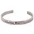 Bracciale Rigido Dior Couture Cut Argento Nero