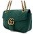 Gucci Borsa a tracolla con catena matelassé chevron verde AABZC - vista 2