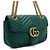 Gucci Borsa a tracolla con catena matelassé chevron verde AABZC - vista 3