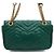 Gucci Borsa a tracolla con catena matelassé chevron verde AABZC - vista 4