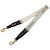 Dior Grauer bestickter Canvas-Schultergurt mit Ring