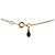 Collar Givenchy Cubic G Dorado - vista 3