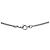 Chanel Collana CC Argento Nera - vista 3