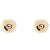 Chanel Orecchini Gold CC Camellia - vista 3