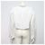 Miu Miu Weiße Popeline-Crop-Bluse für Damen - Ansicht 4