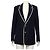 Céline Tailored Wool Women's Jacket Dark Navy