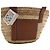 Loewe Borsa Tote Piccola a Cesto in Raphia Marrone - vista 7