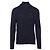 Ralph Lauren Zopfstrick-Pullover mit Half-Zip Blau