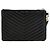 Autre Marque Clutch in pelle di vitello nera - vista 2