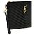 Autre Marque Clutch in pelle di vitello nera - vista 3