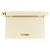 Jacquemus Clutch in pelle di agnello bianca