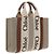 Borsa Woody Canvas Tote Chloé marrone - vista 2