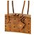 MCM Borsa a tracolla in polietilene marrone - vista 3