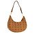 MCM Borsa a tracolla in polietilene marrone - vista 2